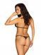 Комплект с цепочками Obsessive Pantheria 2-pcs set black S/M