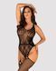 Бодистокинг Obsessive Bodystocking G324 S/M/L black, силуэтный рисунок