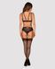 Еротичний комплект Obsessive Allastia set Чорний S/M