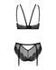 Еротичний комплект Obsessive Allastia set Чорний S/M