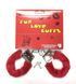 Наручники з хутром Fur Love Cuffs, Red