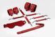 Набір Feral Feelings BDSM Kit 5 Red, наручники, поножі, конектор, маска, паддл