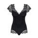 Боди Obsessive Moketta teddy S/M чорний