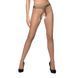 Телесные колготки с открытым доступом, контрастная линия TIOPEN 010 beige 3/4 (20 den) &mdash; Passion, Телесный