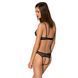 Комплект: бралет з ажурним ліфом та відкритими трусиками Christa Set with Open Bra black XXL/XXXL &mdash;, Черный
