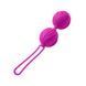 Вагинальные шарики Adrien Lastic Geisha Lastic Balls BIG Magenta (L), диаметр 4см, вес 90гр, Пурпурно-красный