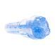 Мастурбатор Fleshlight Turbo Core Blue Ice, оральний секс (глибоке горло), Прозрачный