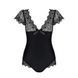 Боди Obsessive Moketta teddy S/M чорний