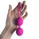 Вагинальные шарики Adrien Lastic Geisha Lastic Balls BIG Magenta (L), диаметр 4см, вес 90гр, Пурпурно-красный