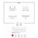 Комплект Obsessive 860-SET-3 2 pcs set red S/M