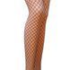 Колготки в сеточку без выделенных трусиков Passion TI019 nero 1/2 (fishnet) типа Кабаретка, Черный