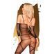 Бодистокинг с контрастным узором Penthouse - Under Arrest Black XL, Черный