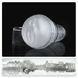 Мастурбатор вагина Fleshlight Ice Lady Crystal, полупрозрачный материал и корпус, Прозрачный