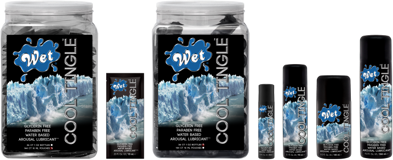 Сужающий лубрикант с эффектом охлаждающего покалывания Wet&nbsp;Cool&nbsp;Tingle&nbsp;148&nbsp;мл