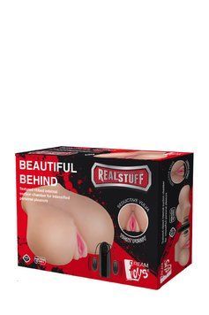 3D Мастурбатор с вибрацией REALSTUFF BEAUTIFUL BEHIND