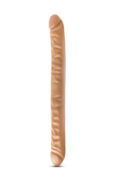Двойной фаллоимитатор DR SKIN 18INCH MOCHA