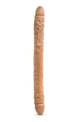 Подвійний фалоімітатор DR SKIN 18inch MOCHA