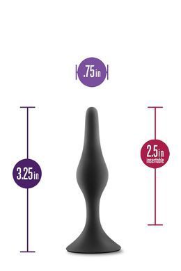 Анальна пробка, розмір S, ANAL ADVENTURES PLATINUM SILICONE