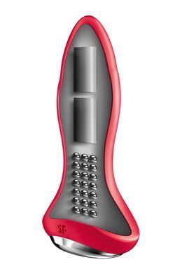 Анальна смартвібропробка із перлинним масажем Satisfyer Rotator Plug 1+ Red
