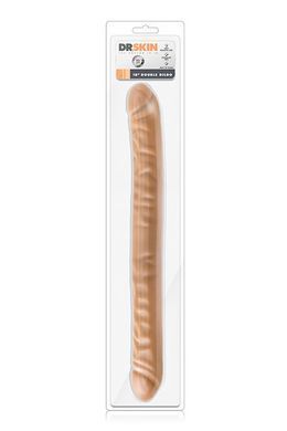 Подвійний фалоімітатор DR SKIN 18inch MOCHA