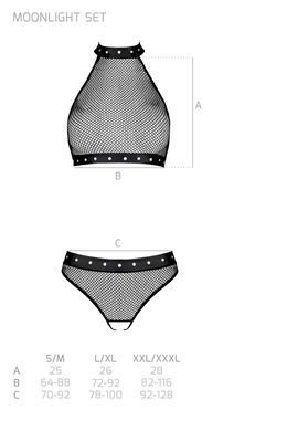 MOONLIGHT SET black L/XL - Passion