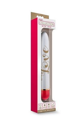 Вібратор Дамський пальчик Blush Love, біло-червоний, 14.5 х 2.5 см