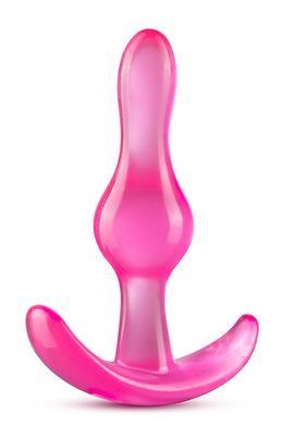 Анальний плаг із стопером Blush B Yours Curvy Anal Plug рожевий