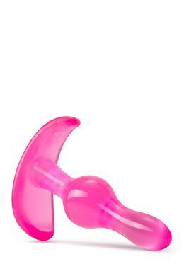 Анальний плаг із стопером Blush B Yours Curvy Anal Plug рожевий