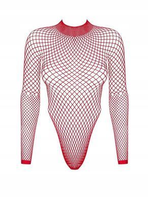 Боді Obsessive B126 teddy red S/M/L