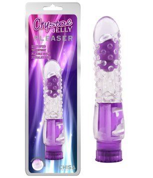 Вибратор прозрачный&nbsp;Chisa&nbsp;Crystal&nbsp;Jellie&nbsp;Pleaser