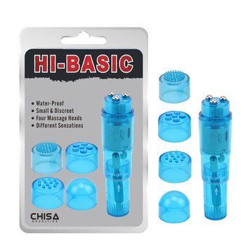 CH34121 Вибратор&nbsp;клиторальный&nbsp;с&nbsp;насадками Chisa&nbsp;Hi-Basic&nbsp;THE&nbsp;ULTIMATE&nbsp;MINI-MA