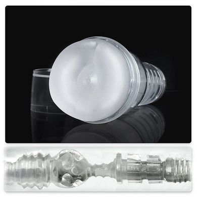 Мастурбатор попа Fleshlight Ice Butt Crystal полупрозорий корпус, Прозрачный