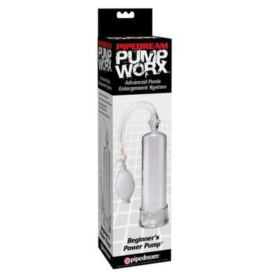 Помпа чоловіча Pipedream Pump Worx прозора