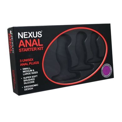 Набор массажеров простаты Nexus Anal Starter Kit, Черный