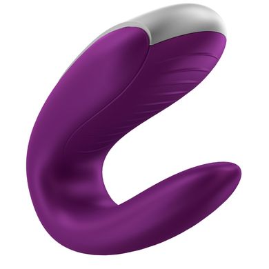 Смартвібратор для пар Satisfyer Double Fun (Violet) з пультом ДК