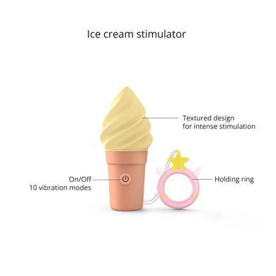 Вибратор-мороженое Love To Love CAND'ICE &mdash; VANILLA POP