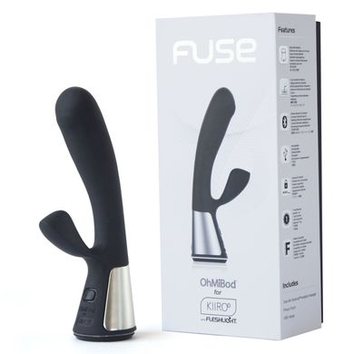 Интерактивный вибратор-кролик Ohmibod Fuse for Kiiroo Black, Черный