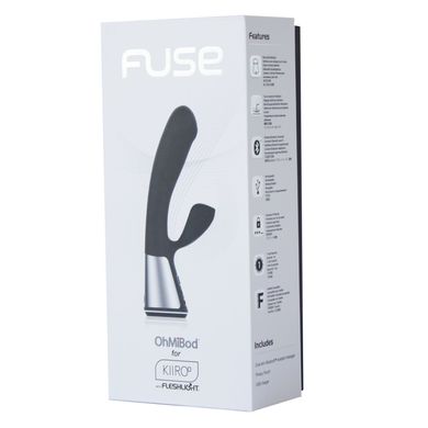 Интерактивный вибратор-кролик Ohmibod Fuse for Kiiroo Black, Черный