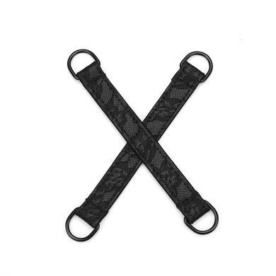 Набор Liebe Seele Black Lace and Neoprene 11pcs Bondage Kit, анальная пробка с кристаллом, виброшар.