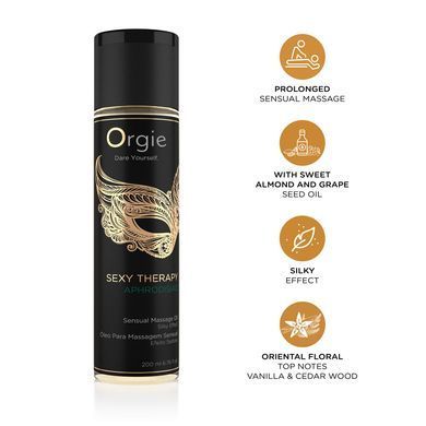 Масажна олія Orgie &ndash; Sexy Therapy Aphrodisiac (200 мл), гібридна