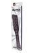 Шльопанка чорна Dream toys Blaze Luxury Fetish з фіолетовим тисненням