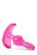 Анальний плаг із стопером Blush B Yours Curvy Anal Plug рожевий