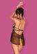 Бебидол Obsessive Delishya babydoll black L/XL