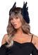 Leg Avenue Feather headband Black