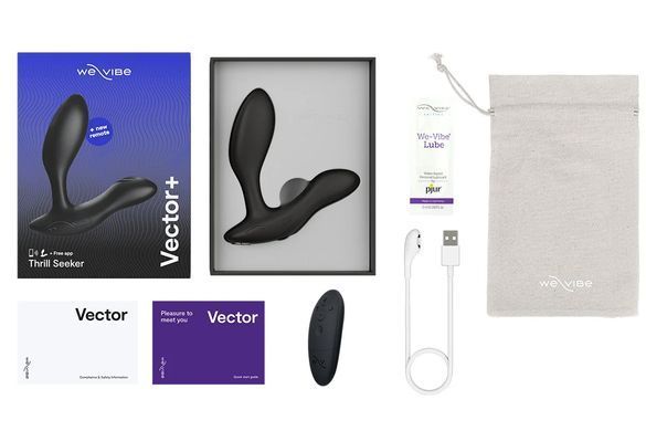 Массажер простаты WE-VIBE Vector+ с пультом управления