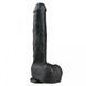 Фалоімітатор&nbsp;Гігант EASYTOYS&nbsp;REALISTIC&nbsp;DILDO&nbsp;BLACK&nbsp;29.5&nbsp;CM