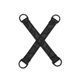 Набор Liebe Seele Black Lace and Neoprene 11pcs Bondage Kit, анальная пробка с кристаллом, виброшар.