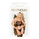 Бодістокінг з топом та панчохами на підв'язках Penthouse - Sex Dealer Black S/L, Черный