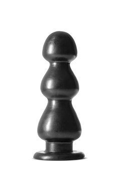 Большая Анальная пробка JET FIERCE CARBON METALLIC BLACK