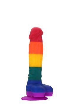 Радужный фаллоимитатор COLOURFUL LOVE DILDO
